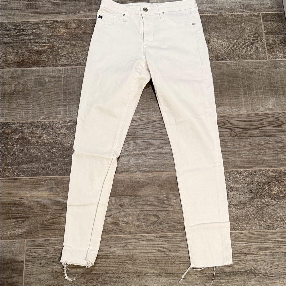 AG Adriano Goldschmied White Skinny Jeans